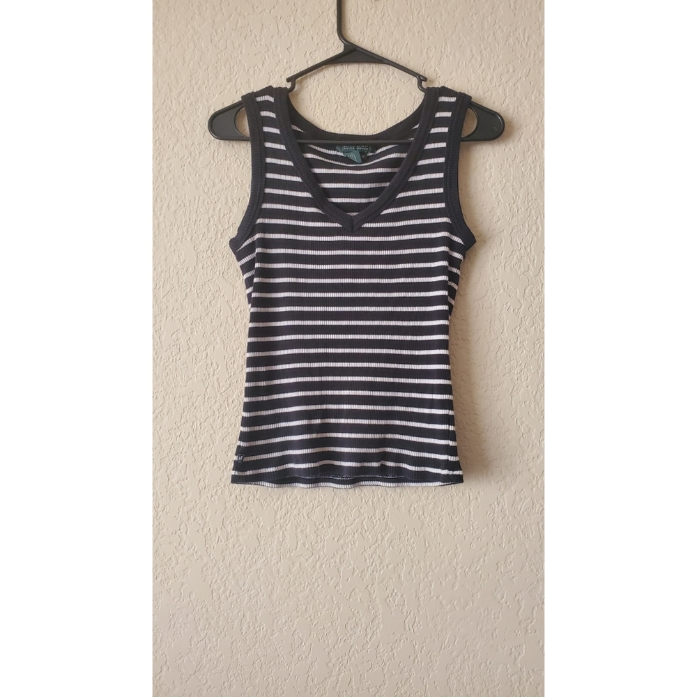 Lauren Ralph Lauren Striped Cotton Tank